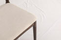 Sedia \'Fager\' - Noce/Beige