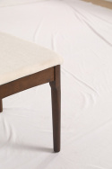 Sedia \'Fager\' - Noce/Beige