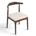 Sedia \'Fager\' - Noce/Beige