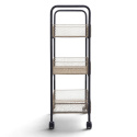 Carrello da cucina \'N&auml;t\' - Nero/Legno