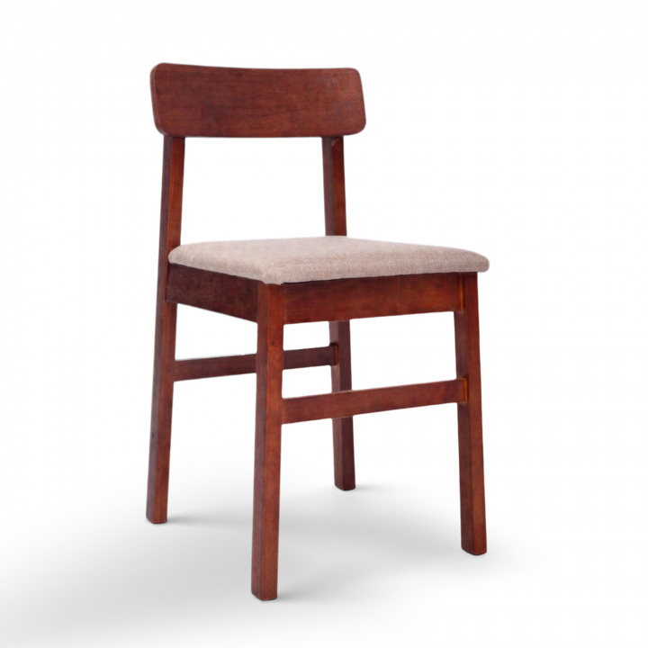 Sedia \'Ålesund\' - Noce/Beige nel gruppo Mobili / Mobili per sedersi / Sedie presso Reforma (WS-ND004-walnut-beige)