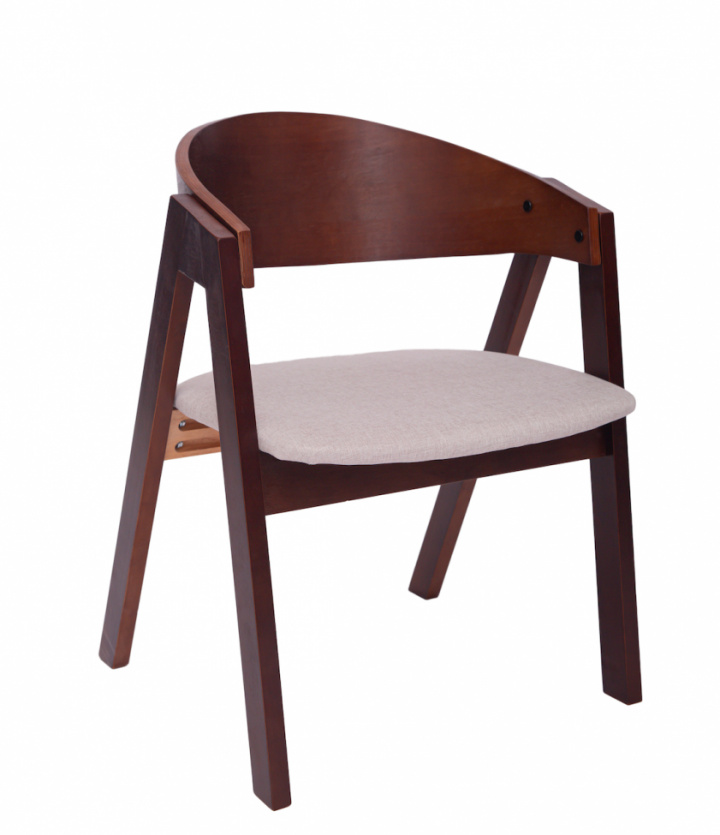 Sedia \'Voss\' - Noce/Grigio nel gruppo Mobili / Mobili per sedersi / Sedie presso Reforma (WS-ND006-walnut-grey)