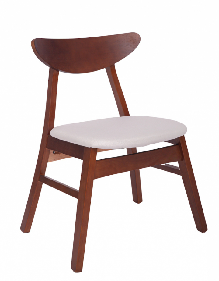 Sedia \'Asta\' - Noce/Bianco nel gruppo Mobili / Mobili per sedersi / Sedie presso Reforma (WS-ND007-valnot-vit)