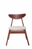Sedia \'Asta\' - Noce/Bianco