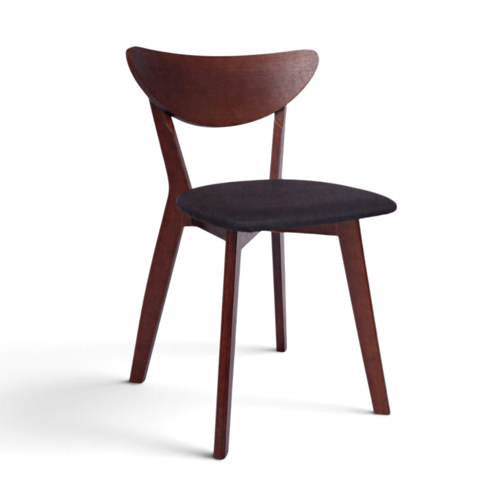 Sedia \'Sirdal\' - Noce/Grigio scuro nel gruppo Mobili / Mobili per sedersi / Sedie presso Reforma (WS-ND010-walnut-darkgrey)