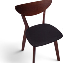 Sedia \'Sirdal\' - Noce/Grigio scuro