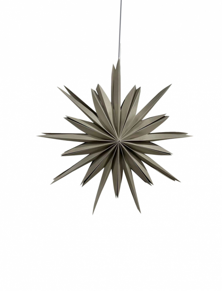 Stella di avvento \'Fiona\' 65 - Grigia nel gruppo Illuminazione / Lampade / Illuminazione natalizia presso Reforma (WW-ADST)