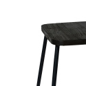 Sgabello \'Bor&aring;s\' - Marrone/Nero