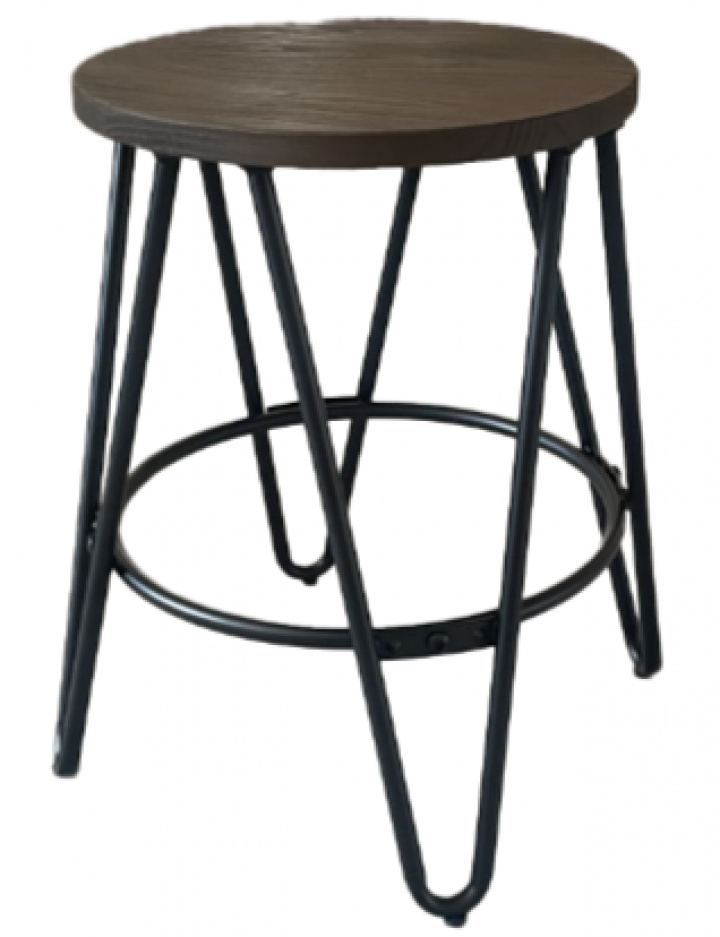 Panca \'Rustic\' 45cm - Legno/Acciaio nel gruppo Mobili / Mobili per sedersi / Panche presso Reforma (YD-G18-W)