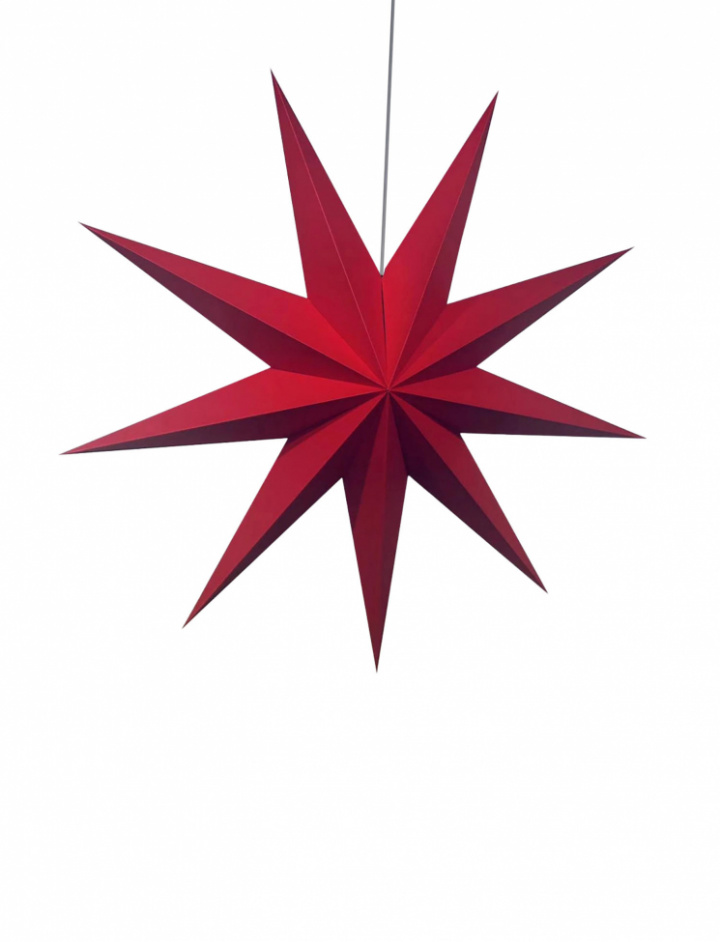 Stella dell\'Avvento \'Vintergatan\' 118cm - Rossa nel gruppo Illuminazione / Lampade / Illuminazione natalizia presso Reforma (advent-star-red-10)