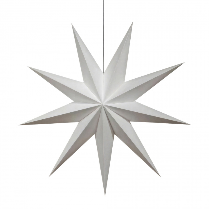 Stella dell\'Avvento \'Vintergatan\' 118cm - Bianca nel gruppo Illuminazione / Lampade / Illuminazione natalizia presso Reforma (advent-star-white-10)