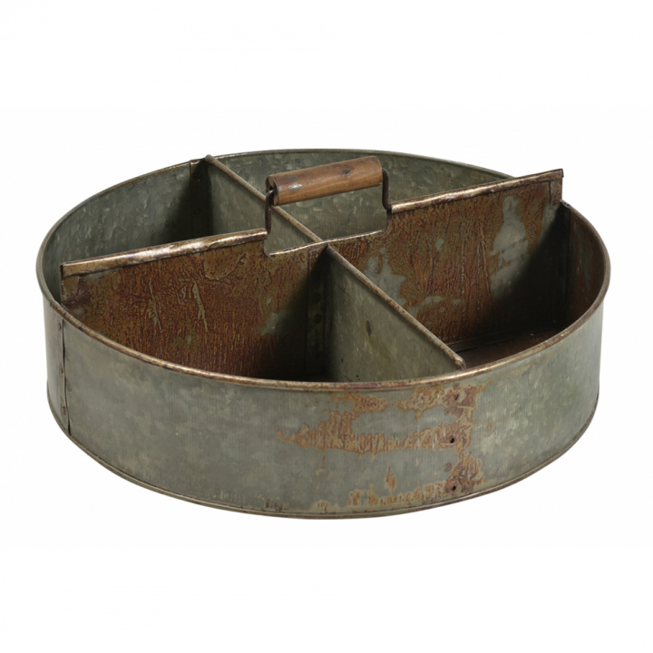 Scatola vintage con manico \'Agustin\' - Ferro/Patina nel gruppo Mobili / Mensole & stoccaggio / Piccolo contenitore presso Reforma (m16427)