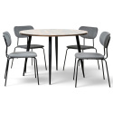 Gruppo di tavoli \'Runt Kungsholmen\' - 1 Tavolo & 4 Sedie
