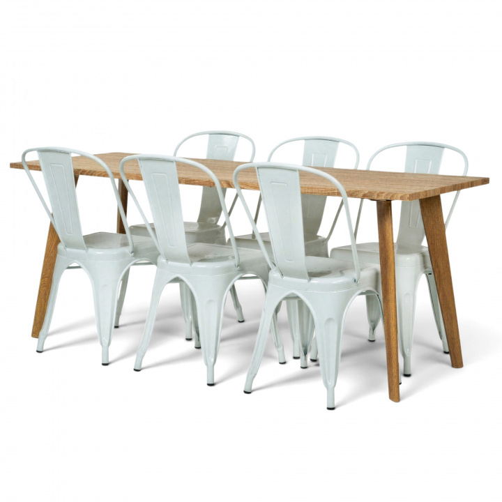 Gruppo di tavoli \'Nordisk Montmartre\' - 1 Tavolo & 6 Sedie nel gruppo Mobili / Tavoli / Gruppi da pranzo presso Reforma (matgrupp33)