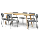 Gruppo pranzo \'Nordisk Kungsholmen\' - 1 Tavolo & 6 Sedie