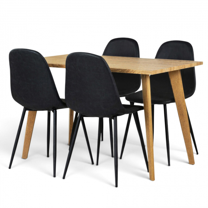 Gruppo pranzo \'Nordisk Forma\' - 1 Tavolo & 4 Sedie nel gruppo Mobili / Tavoli / Gruppi da pranzo presso Reforma (matgrupp39)