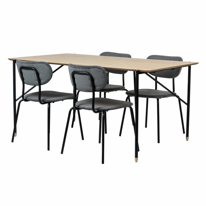 Gruppo pranzo \'Kungsholmen Hornstull\' - 1 Tavolo & 4 Sedie nel gruppo Mobili / Tavoli / Gruppi da pranzo presso Reforma (matgrupp7)