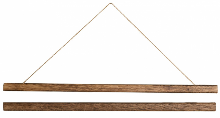 Supporto per poster 70cm - Noce nel gruppo Arredamento / Decorazione / Quadri e poster presso Reforma (posterhang-walnut-70)
